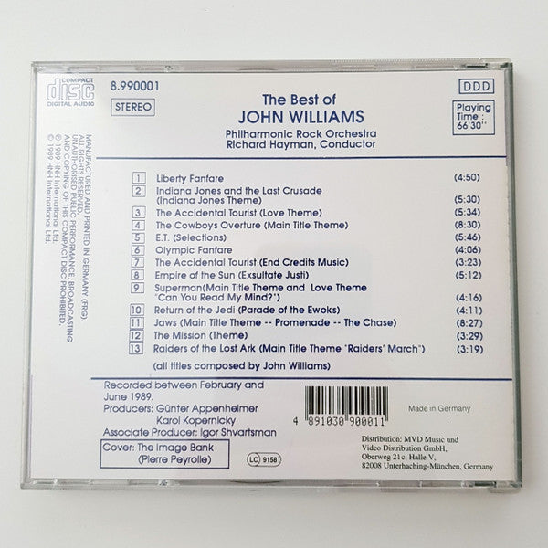 CD - Philharmonic Rock Orchestra, Richard Hayman – The Best of John Williams - USADO