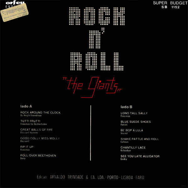 LP VINYL - The Giants (13) – Rock N' Roll - USADO