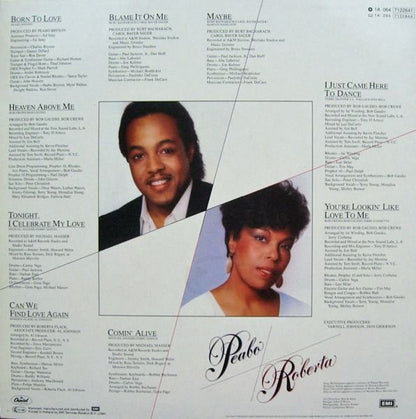LP VINYL - Peabo Bryson / Roberta Flack – Born To Love - USADO