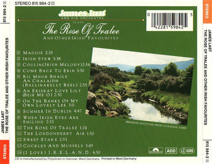 CD - James Last And His Orchestra* – The Rose Of Tralee And Other Irish Favourites - USADO