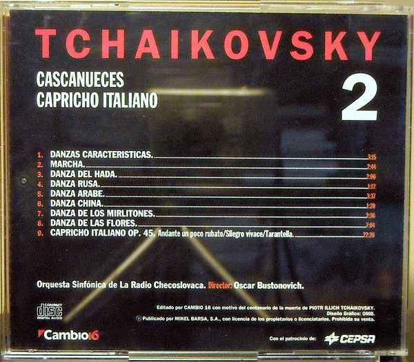 CD - Tchaikovsky* / Oscar Bustonovich – Cascanueces / Capricho Italiano - USADO