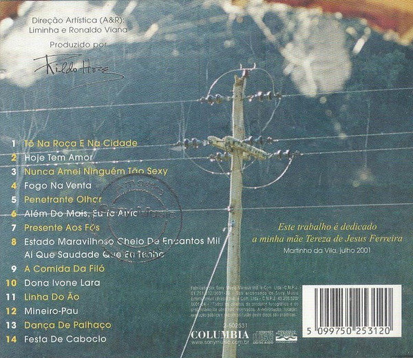 CD - Martinho Da Vila – Da Vila Da Roça E Da Cidade - USADO