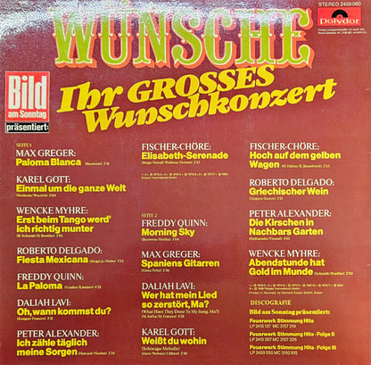 LP VINYL - Various – Wünsche - Ihr Grosses Wunschkonzert - USADO
