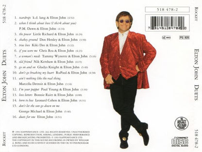 CD - Elton John – Duets - USADO