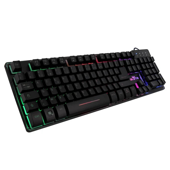 PACK 4 IN 1 ELYTE GAMING , TECLADO PT + RATO + HEADSET + TAPETA - ARTIGO NOVO DE EXPOSIÇÃO