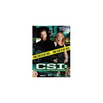 DVD SERIE CSI : CRIME SOB INVESTIGAÇÃO ( QUINTA SÉRIE EP 5. 13 ATÉ 5. 23 ) - NOVO