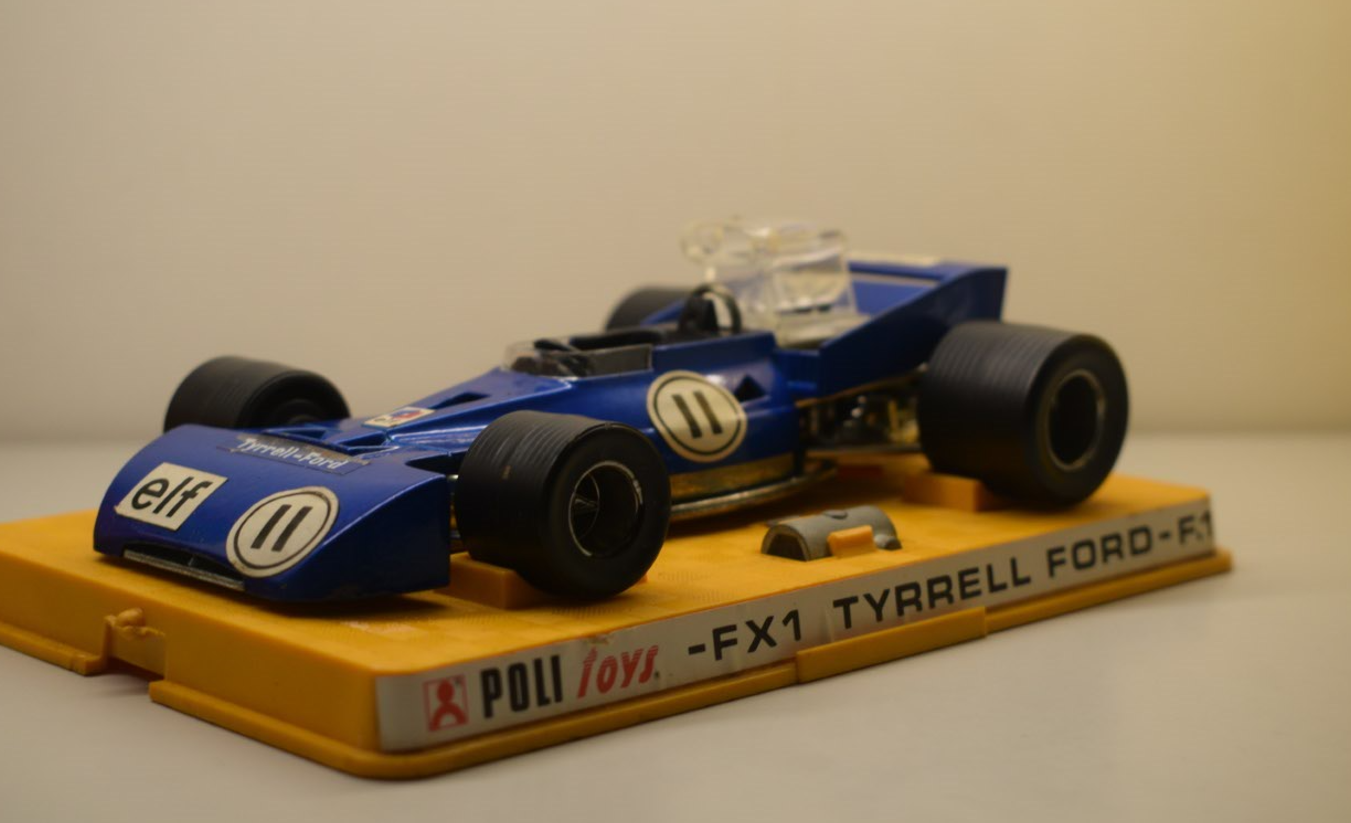 Miniatura Tyrrel Ford Stewart 1971 1:25 Tonka Polistil