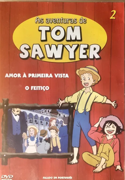 DVD AS AVENTURAS DE TOM SAWYER #2 - AMOR À PRIMEIRA VISTA - O FEITIÇO - USADO