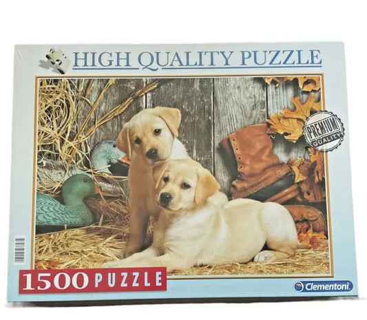 Puzzle Labrador Retriever CLEMENTONI  1500 PCS - NOVO