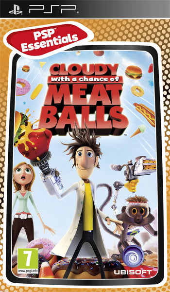 PSP Cloudy With A Chance Of Meatballs (ESSENTIALS) - Usado