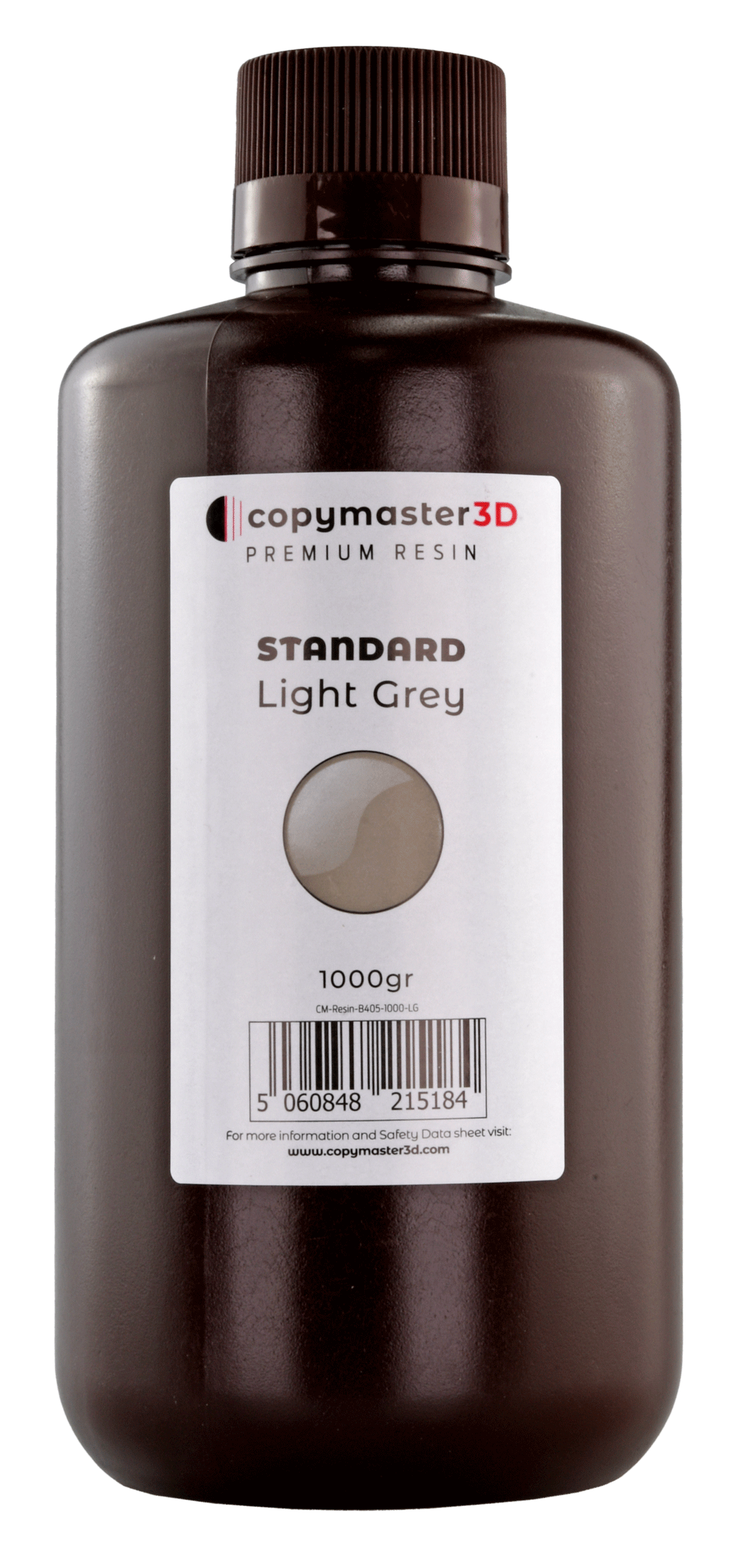 3dprint Copymaster3D Standard UV Resin - 1000 ml - Light Grey