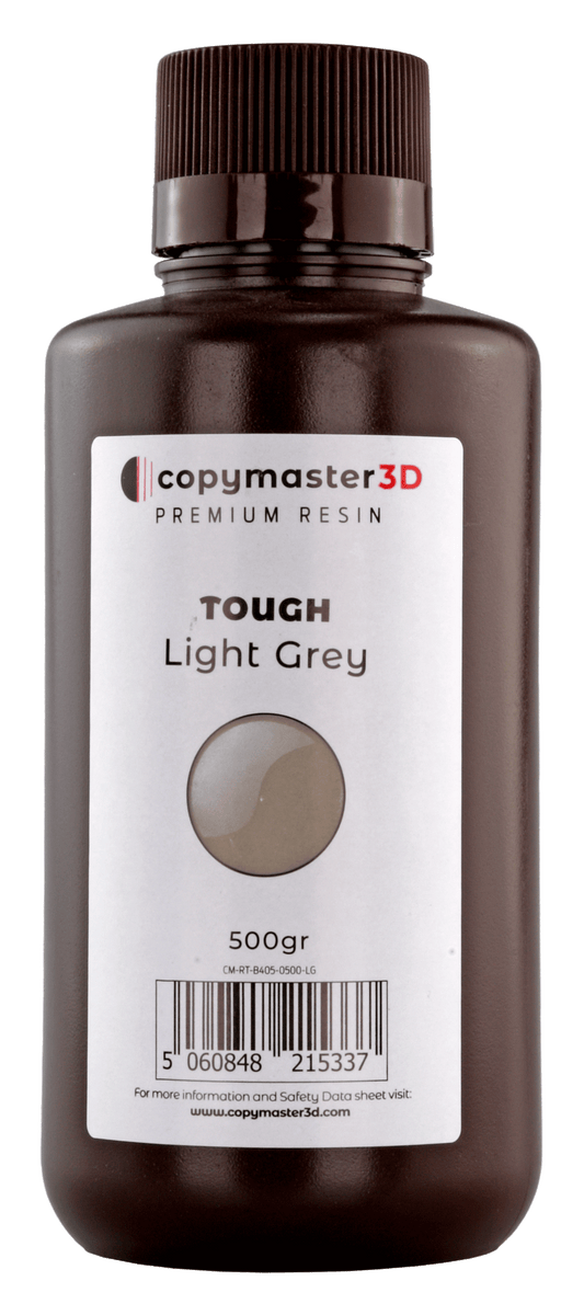 Copymaster3D Tough UV ABS Like Resin - 500 ml - Light Grey