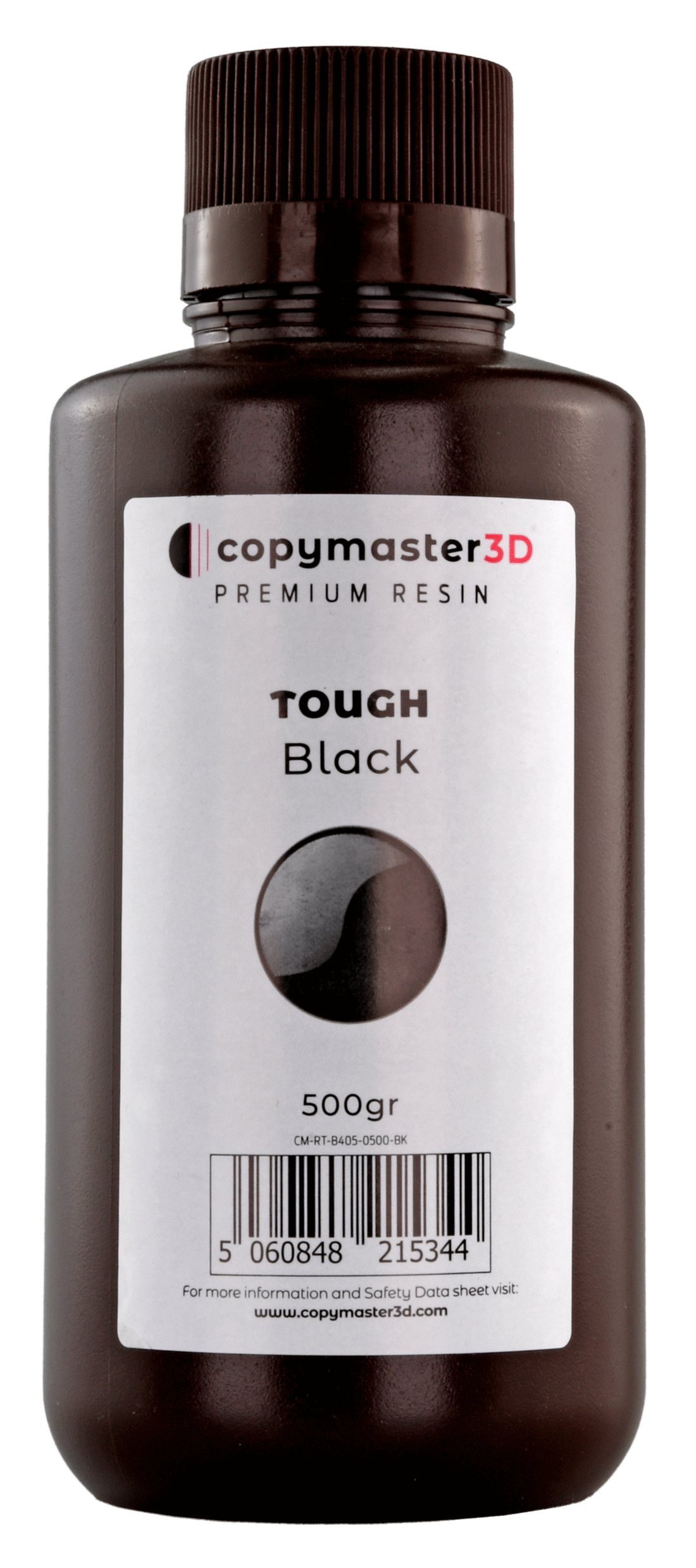 Copymaster3D Tough UV ABS Like Resin - 500 ml - Black