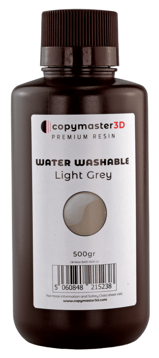 3dprint Copymaster3D Water Washable UV Resin - 500 ml - Light Grey