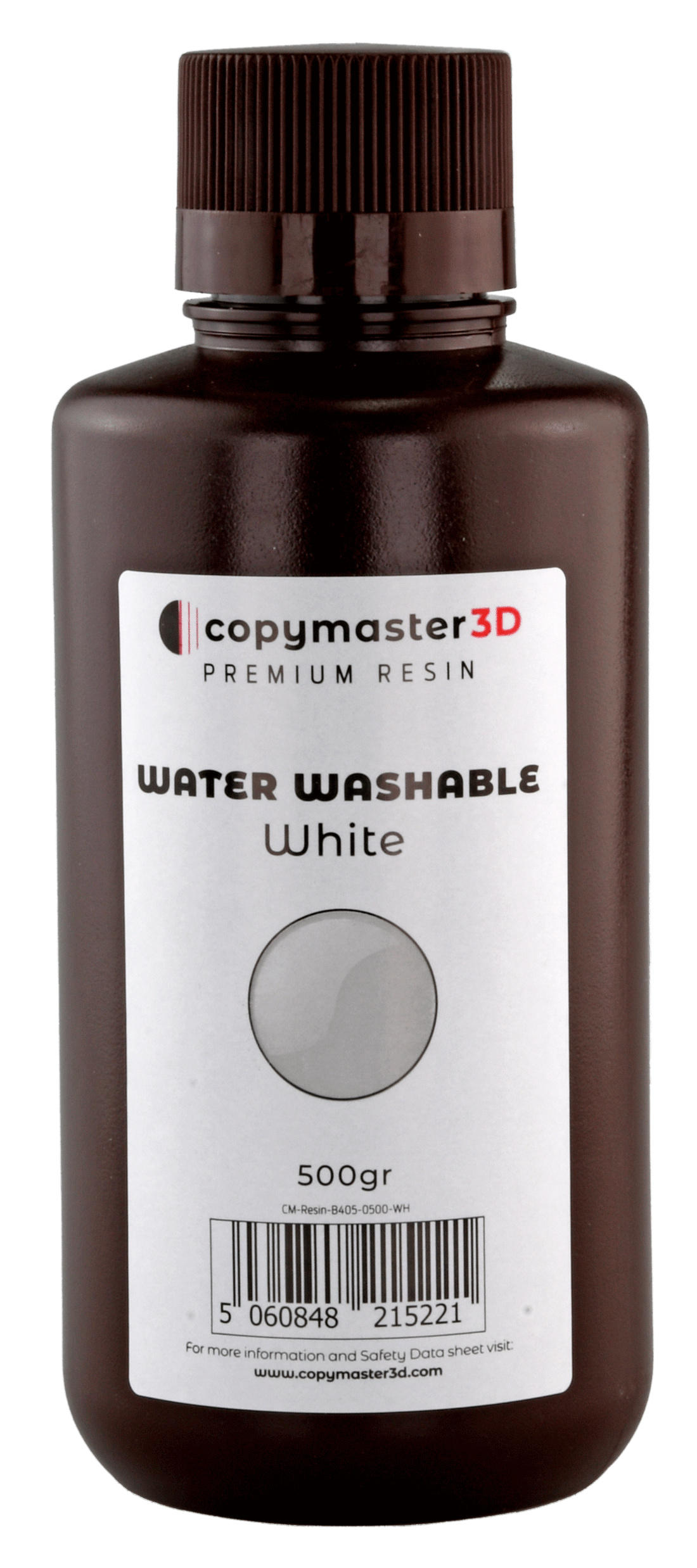 3dprint Copymaster3D Water Washable UV Resin - 500 ml - White