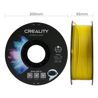 3dprint Filament Creality CR-PETG - Yellow 1,75mm - 1kg