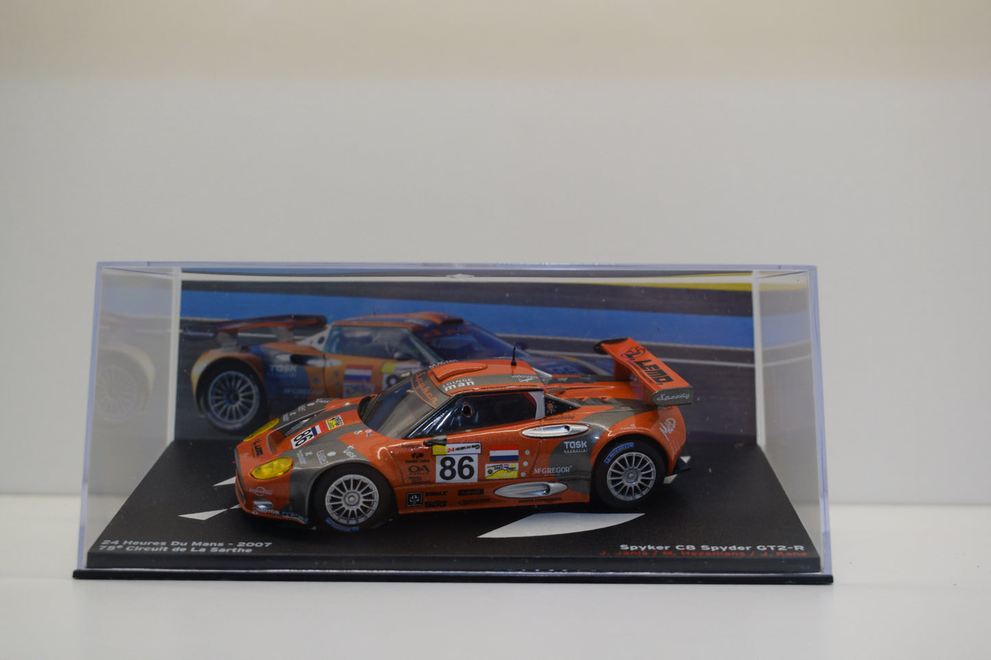 SPYKER C8 SPYDER GT2-R #86 J.JANIS-M.HEZEMANS-J.KANE LE MANS 2007 1/43