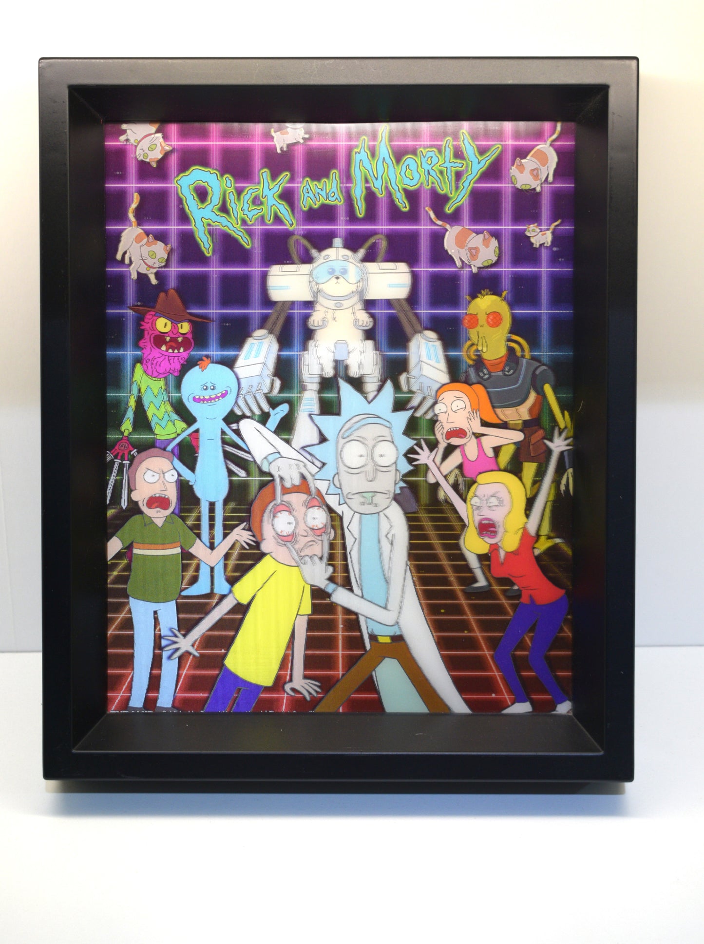 Quadro Holográfico Rick and Morty