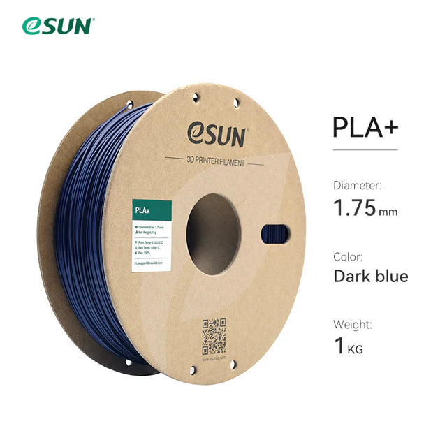 eSun Filament PLA+ Dark Blue, 1.75 mm / 1000 g