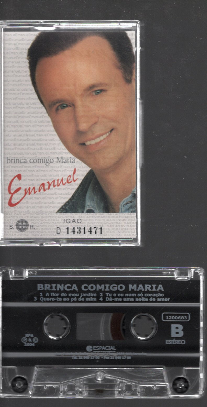 CASSETE EMANUEL BRINCA COMIGO MARIA