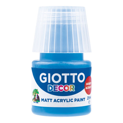 3dprint Giotto Decor Acrylic 25ml N.15 Cyan 6 Set