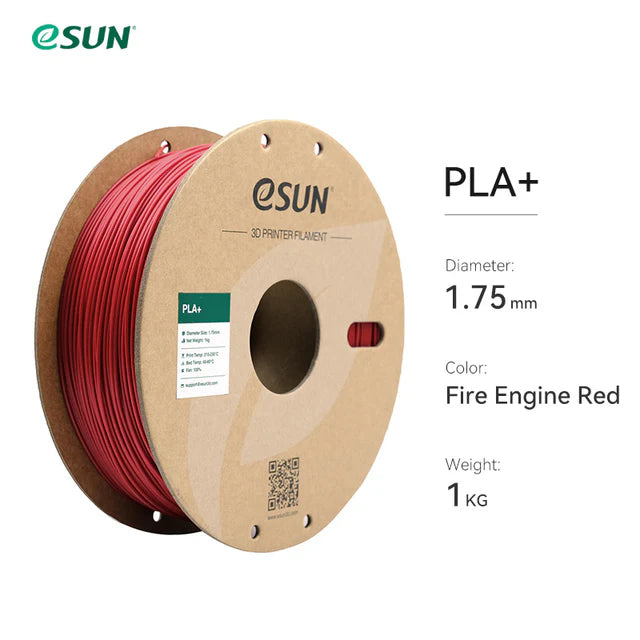 PLA+ Filament Fire Engine Red, 1.75 mm / 1000 g eSun