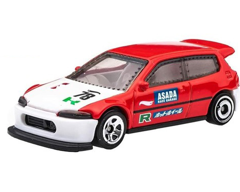 HOT WHEELS HONDA CIVIC CUSTOM 204/250 HW J-IMPORTS 2022 10/10 HCX78