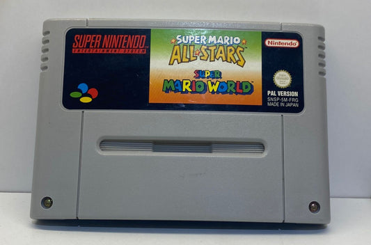 SNES Super Mario All Stars Super Mario World (cardridge) Pal