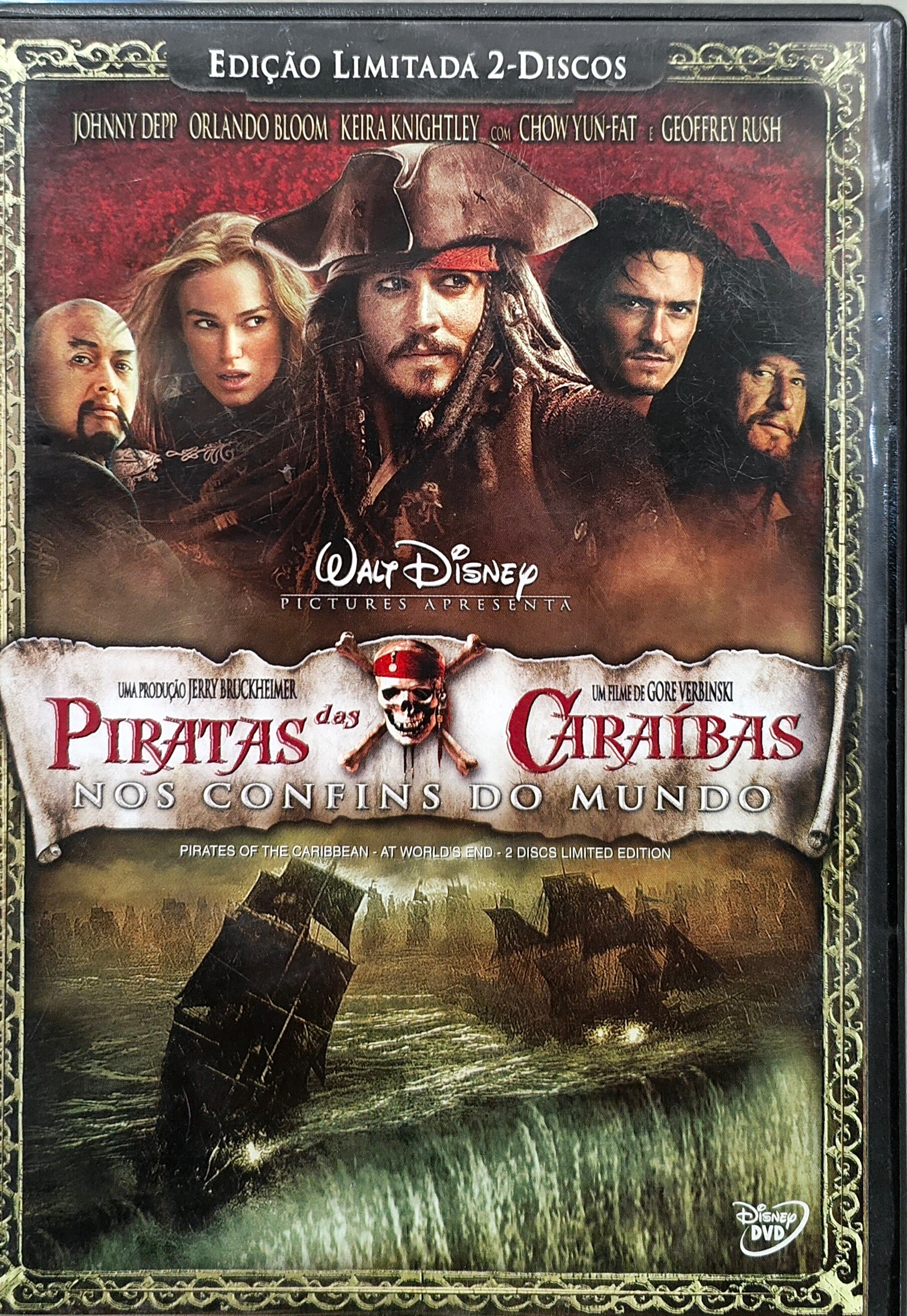 DVD Piratas Das Caraíbas: Nos Confins Do Mundo Edição Especial 2 CD's - Usado