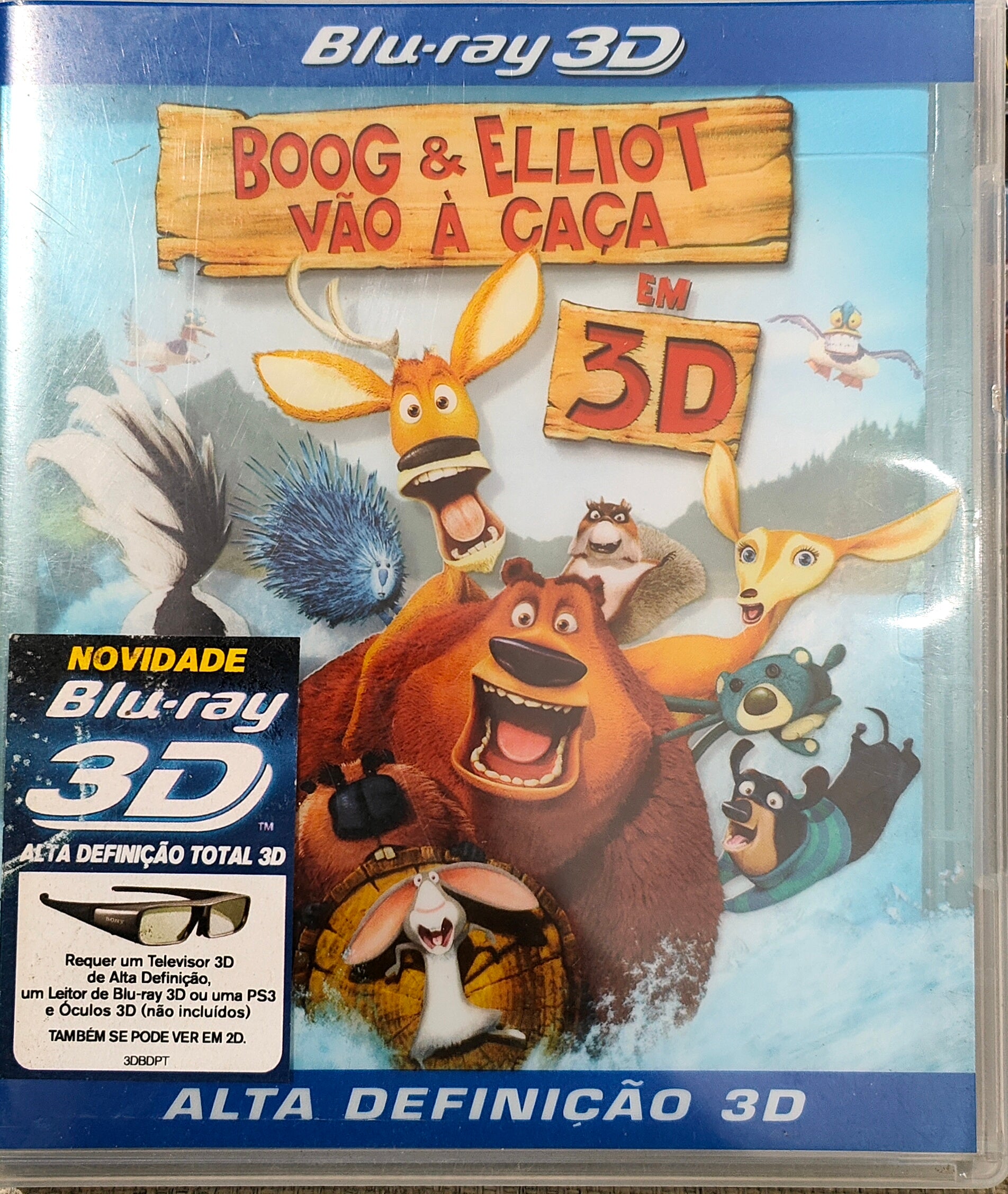 BLU-RAY Boog & Elliot Vão à Caça em 3D - Usado
