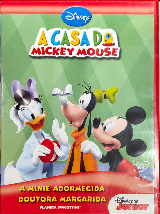 DVD A Casa Do Mickey Mouse A Minie Adormecida Doutora Margarida - USADO