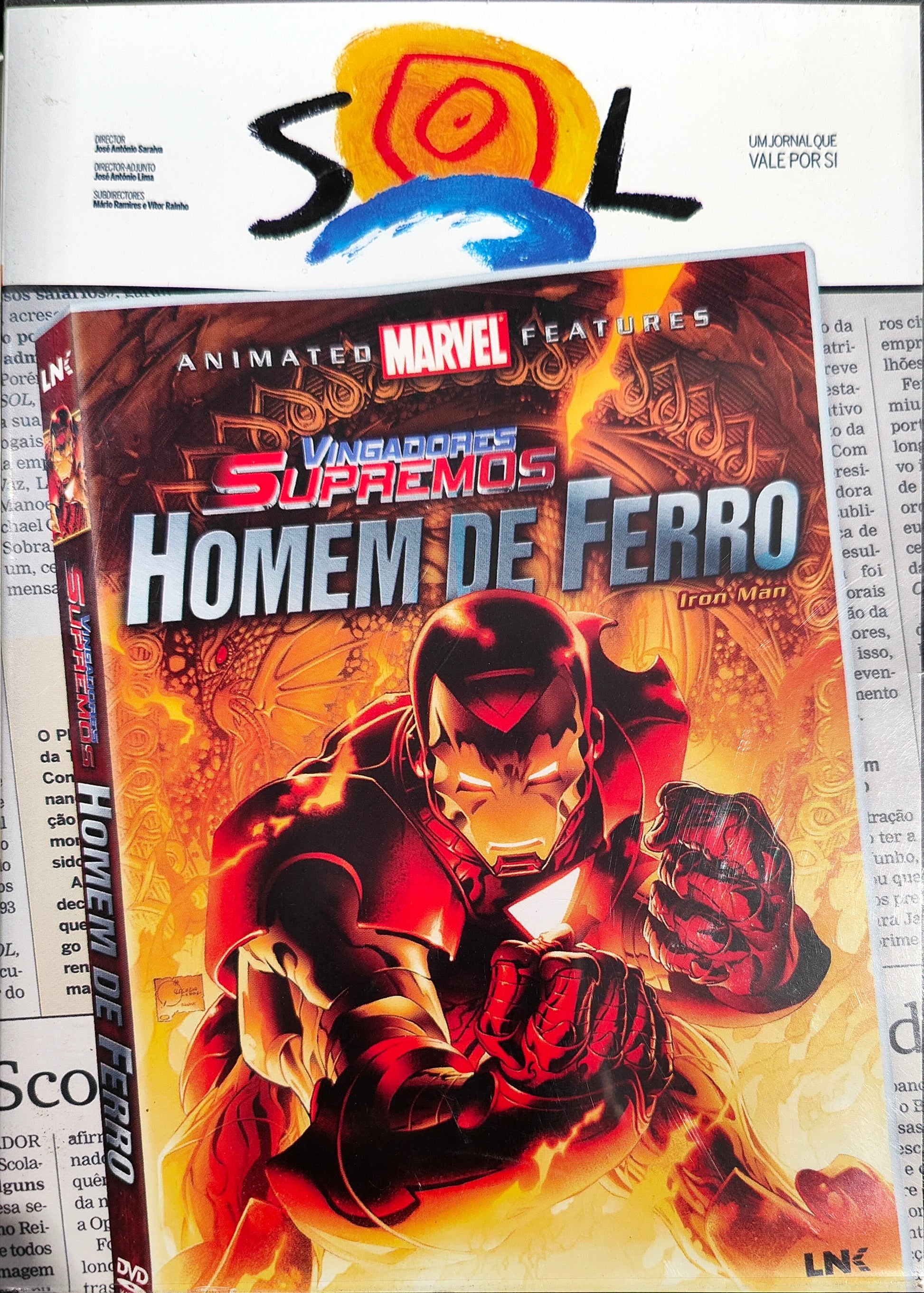 DVD Vingadores Supremos Homem De Ferro - USADO
