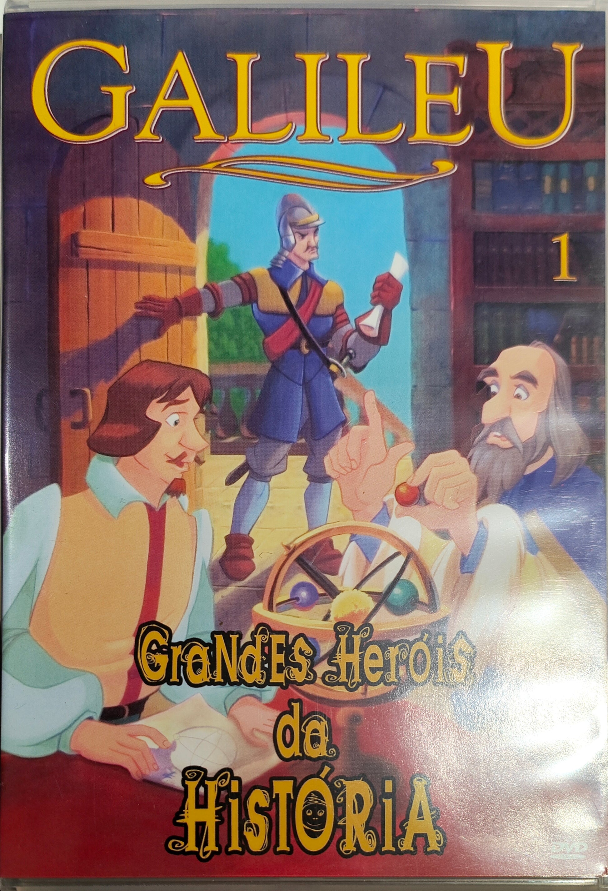 DVD Galileu Grandes Heróis Da História - USADO