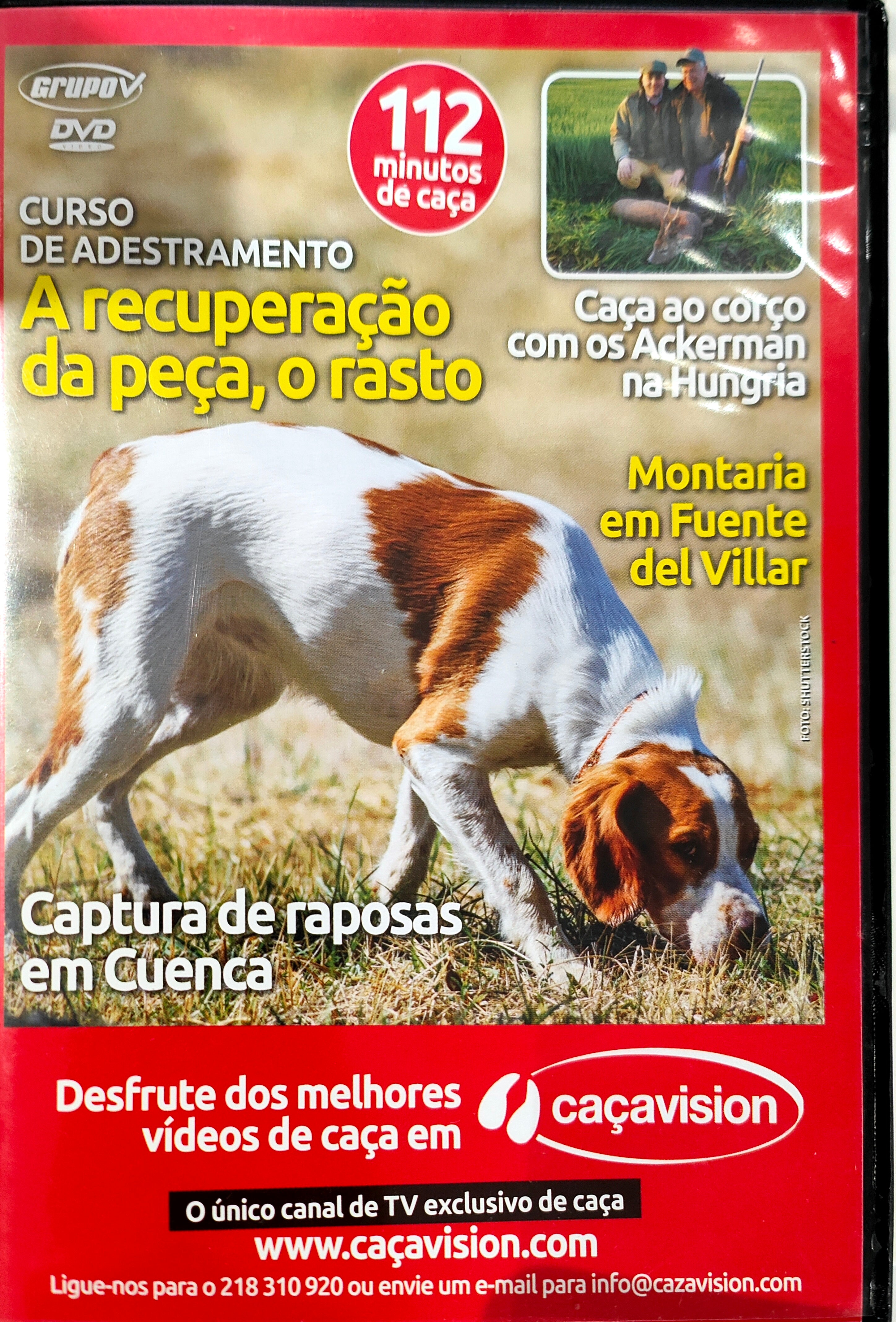 DVD Curso De Adestramento A Recuperação Da Peça O Rasto - USADO