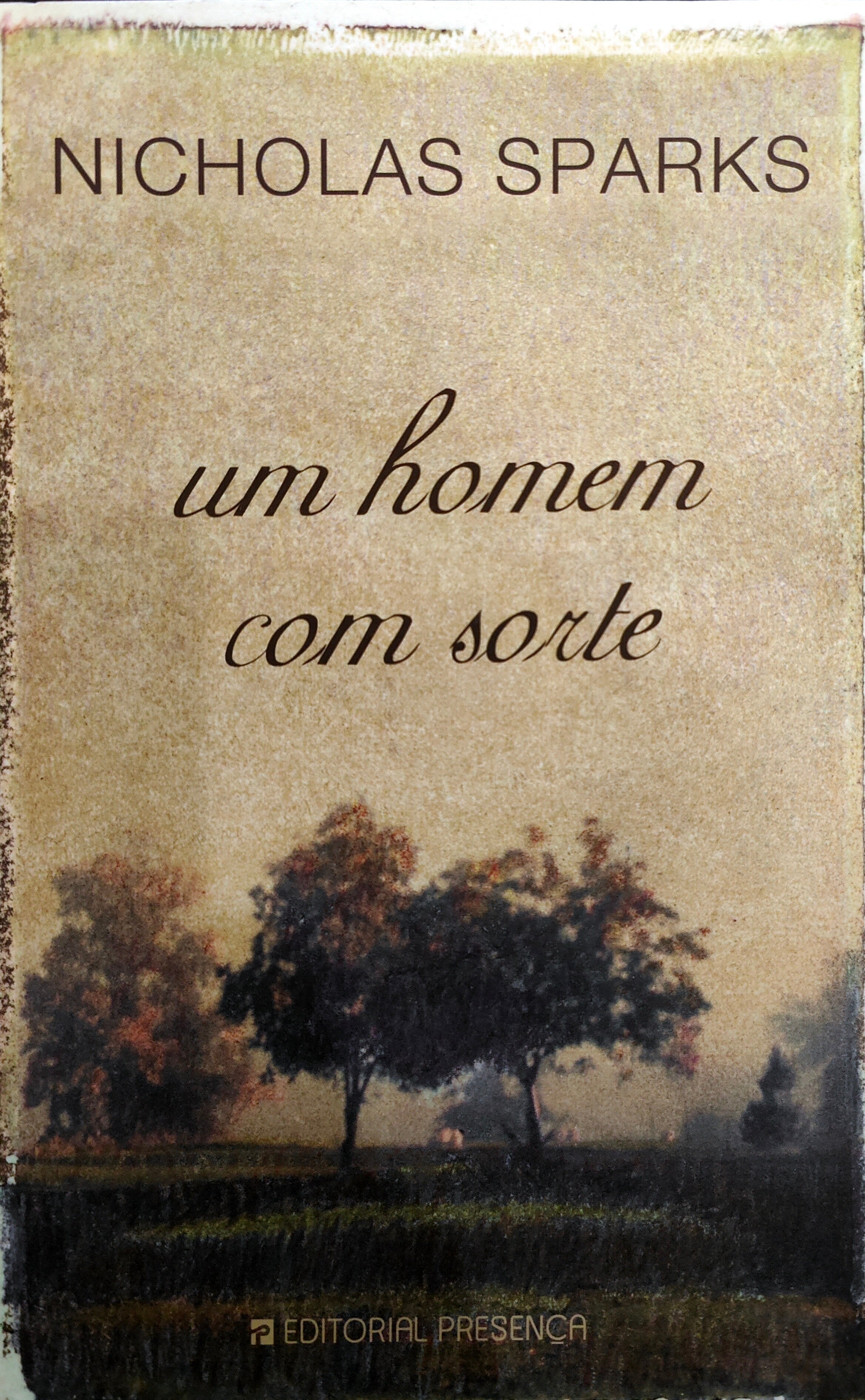 LIVRO - Um Homem Com Sorte de Nicholas Sparks - USADO