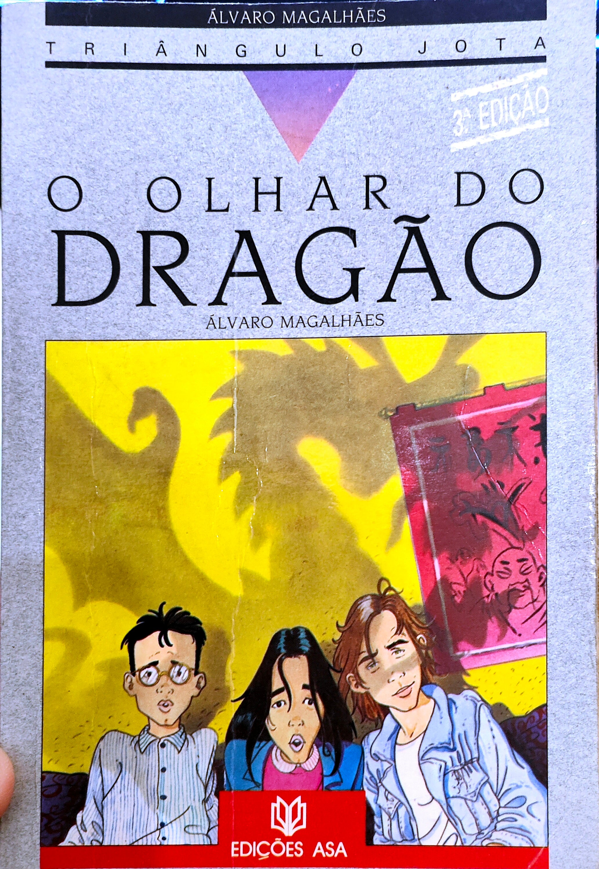 LIVRO - O Olhar do Dragão de Álvaro Magalhães - USADO