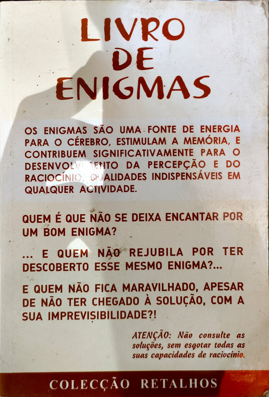 LIVRO - Livro De Enigmas de Nunes dos Santos - USADO