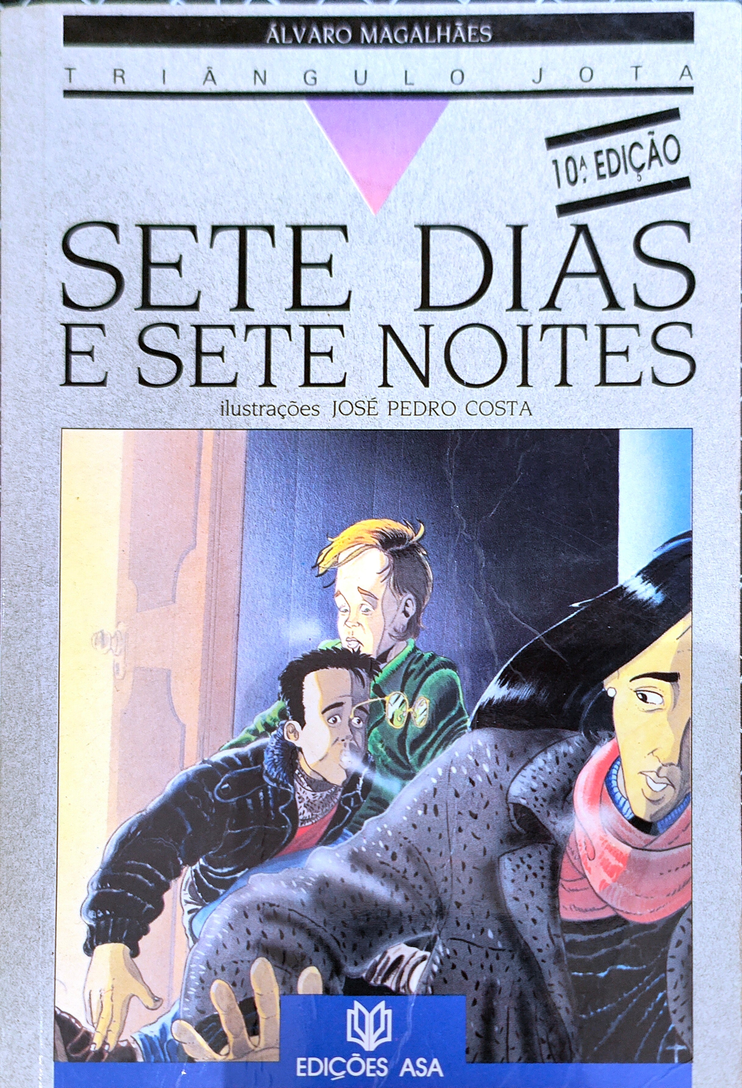 LIVRO Sete Dias e Sete Noites Triângulo Jota 10 Edição - USADO