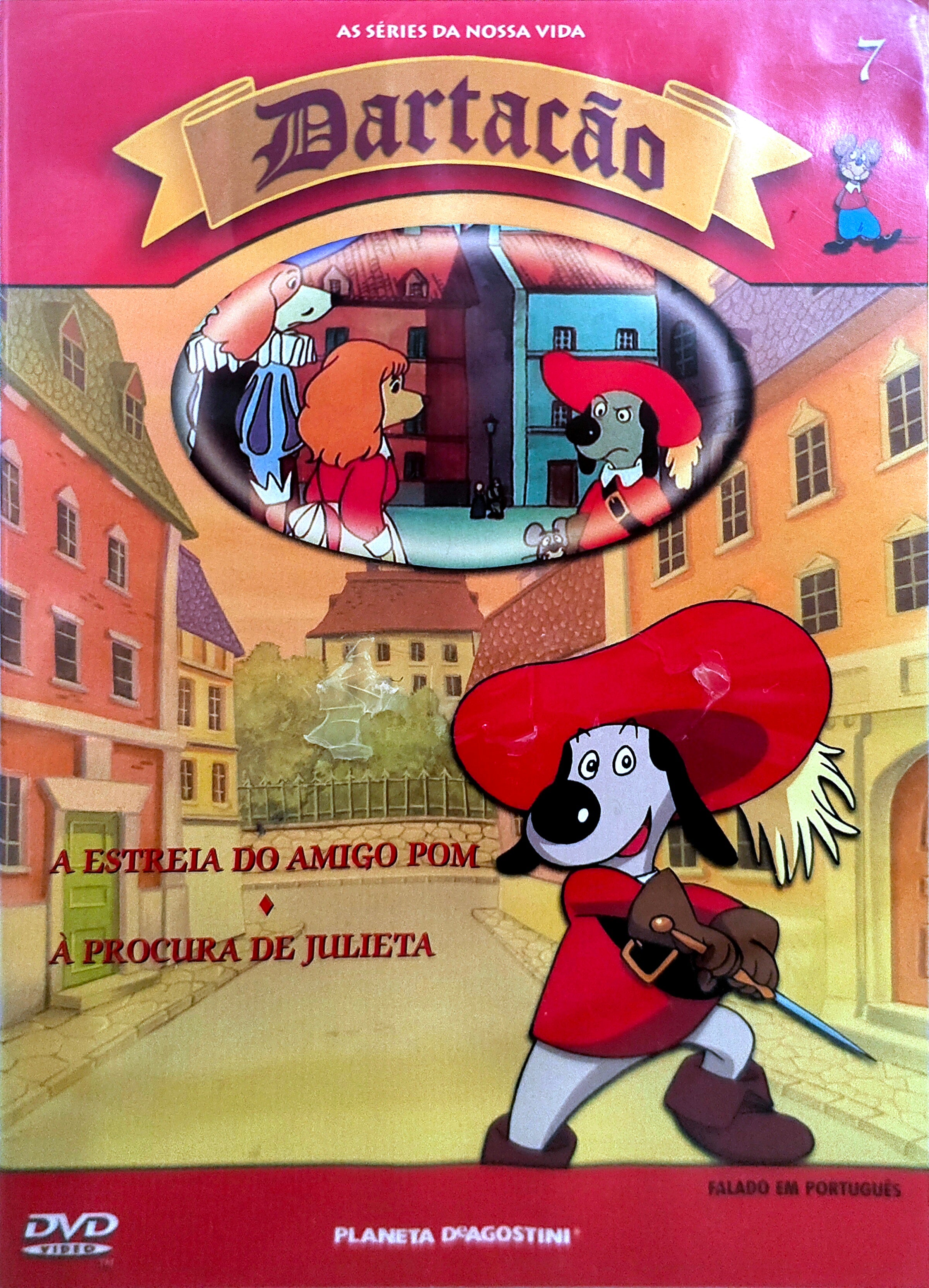 DVD Dartacão: "A Estreia do Amigo Pom", " À Procura de Julieta" 7 - Usado