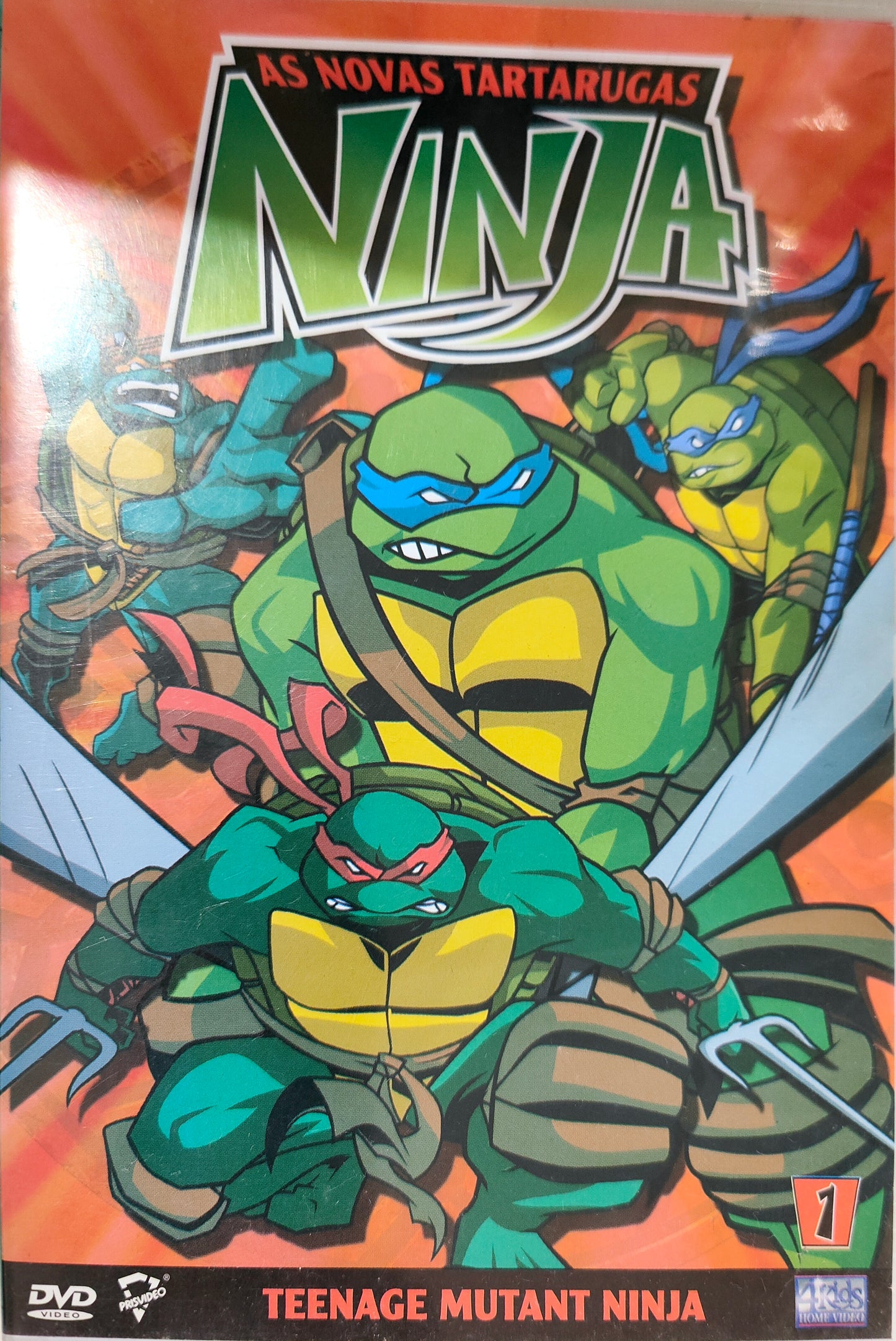 DVD As Novas Tartarugas Ninja - USADO