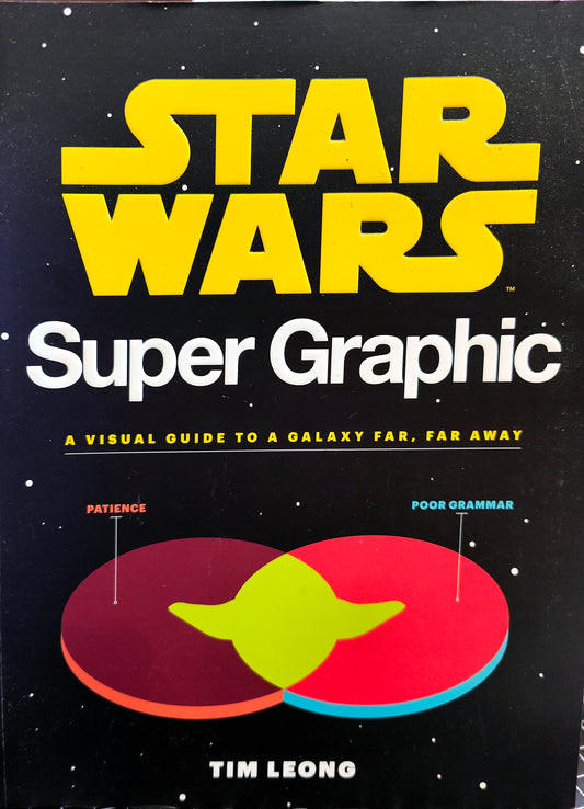LIVRO - Star Wars Super Graphic A Visual Guide To A Galaxy Far, Far Away de Tim Leong - USADO
