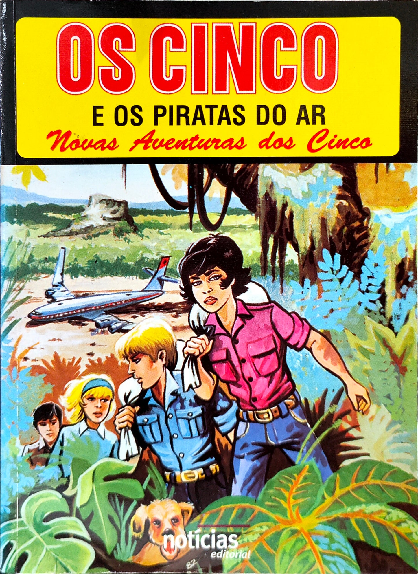 LIVRO - Os Cinco e os Piratas do Ar de Enid Blyton e Claude Voilier - USADO