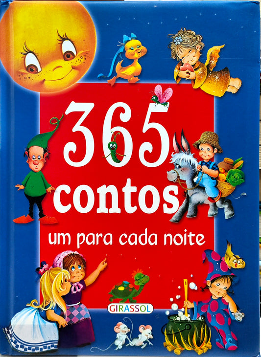 LIVRO - 365 Contos - Um para Cada Noite de Susaeta Ediciones - USADO