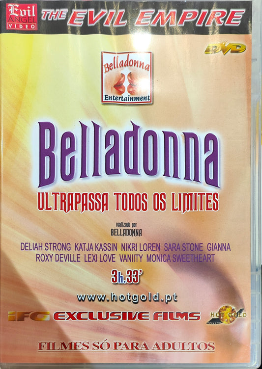 DVD +18 BELLADONNA ULTRAPASSA TODOS OS LIMITES - USADO