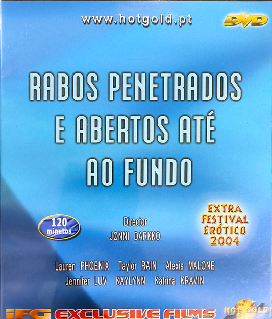 DVD +18 - RABOS PENETRADOS E ABERTOS ATÉ AO FUNDO - USADO