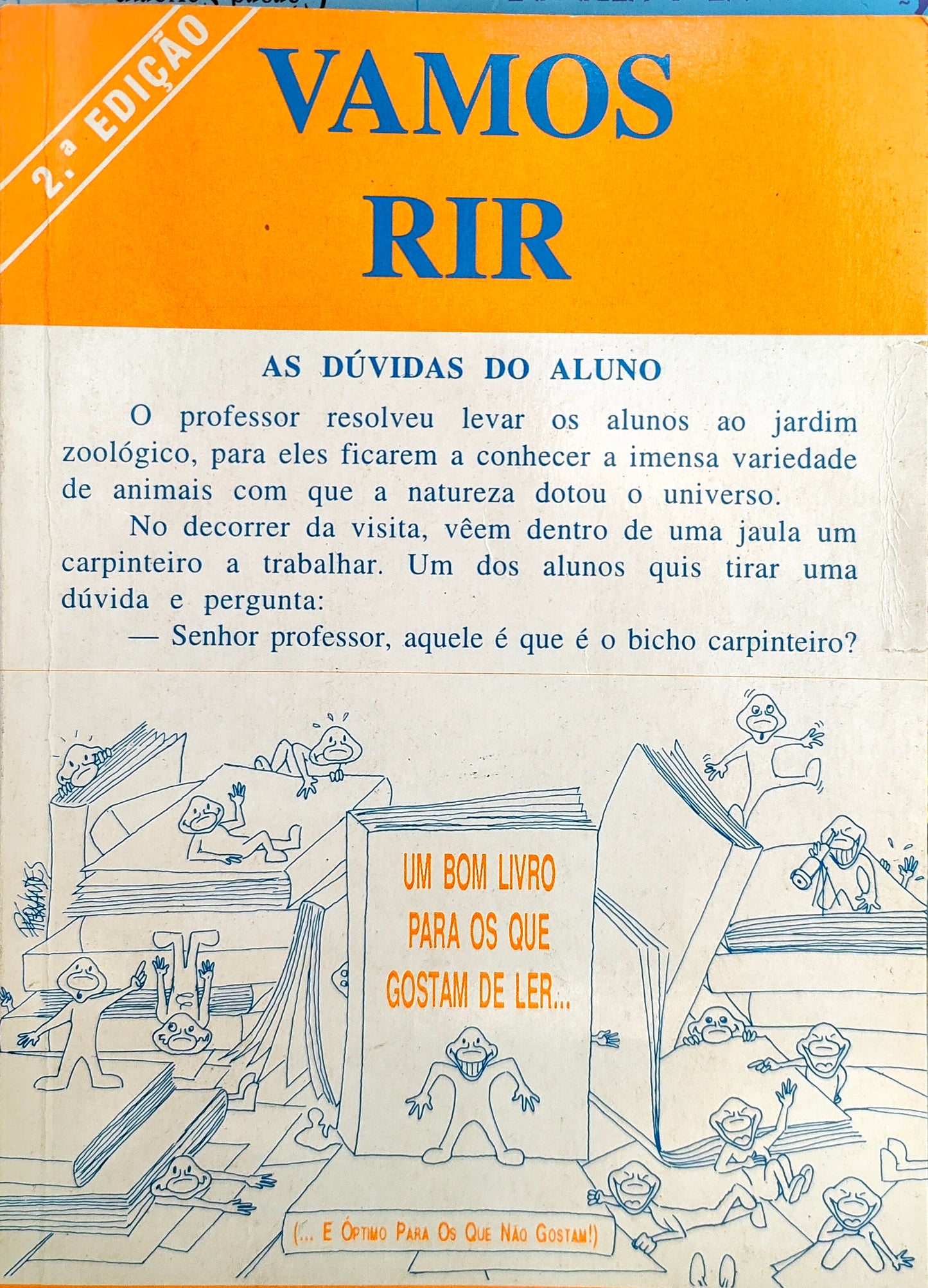 LIVRO - Vamos Rir de Carlos Nunes dos Santos - USADO