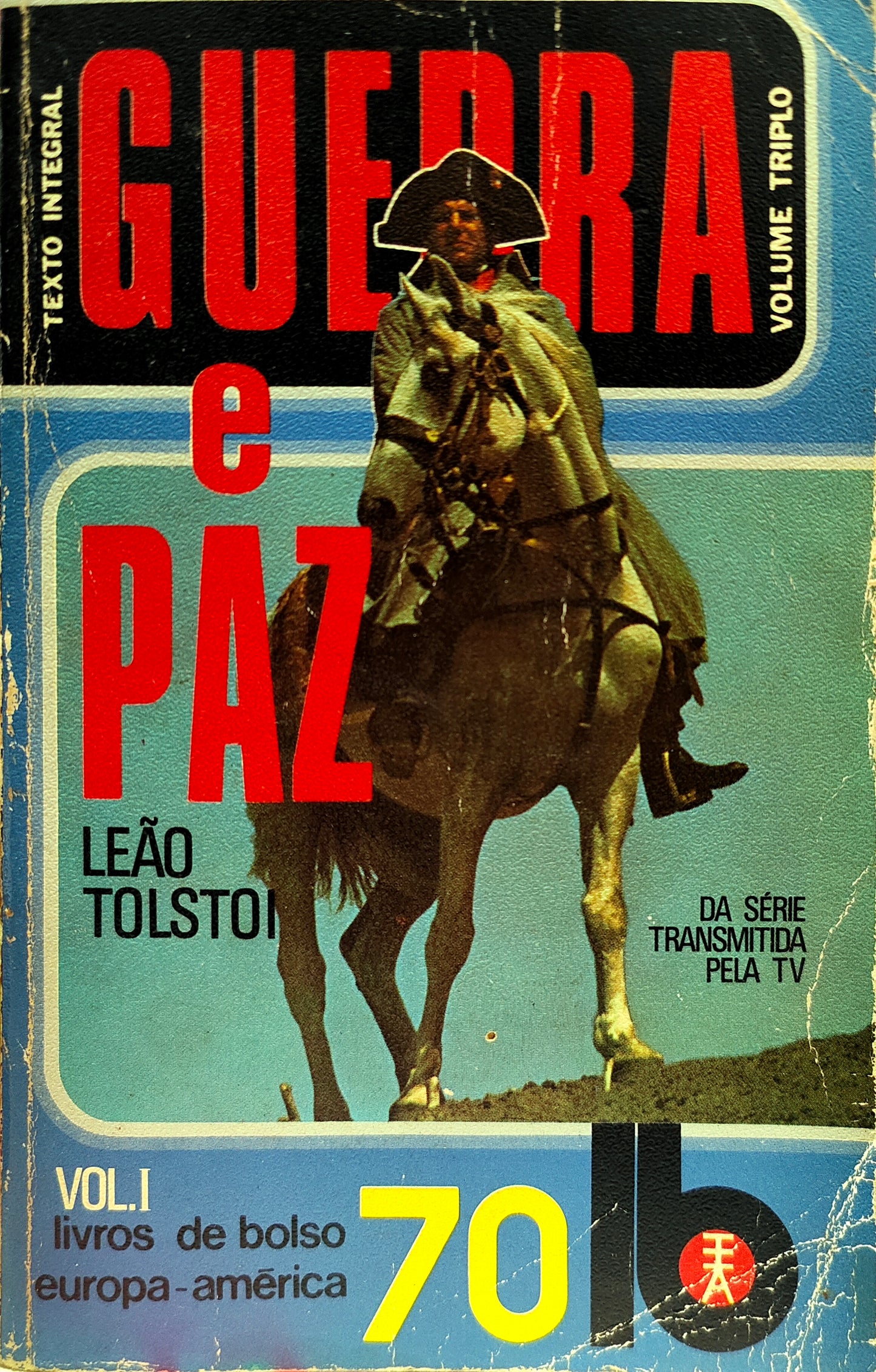 LIVRO - Guerra e Paz (Volume 1, Volume triplo)  de Lev Tolstoi - USADO
