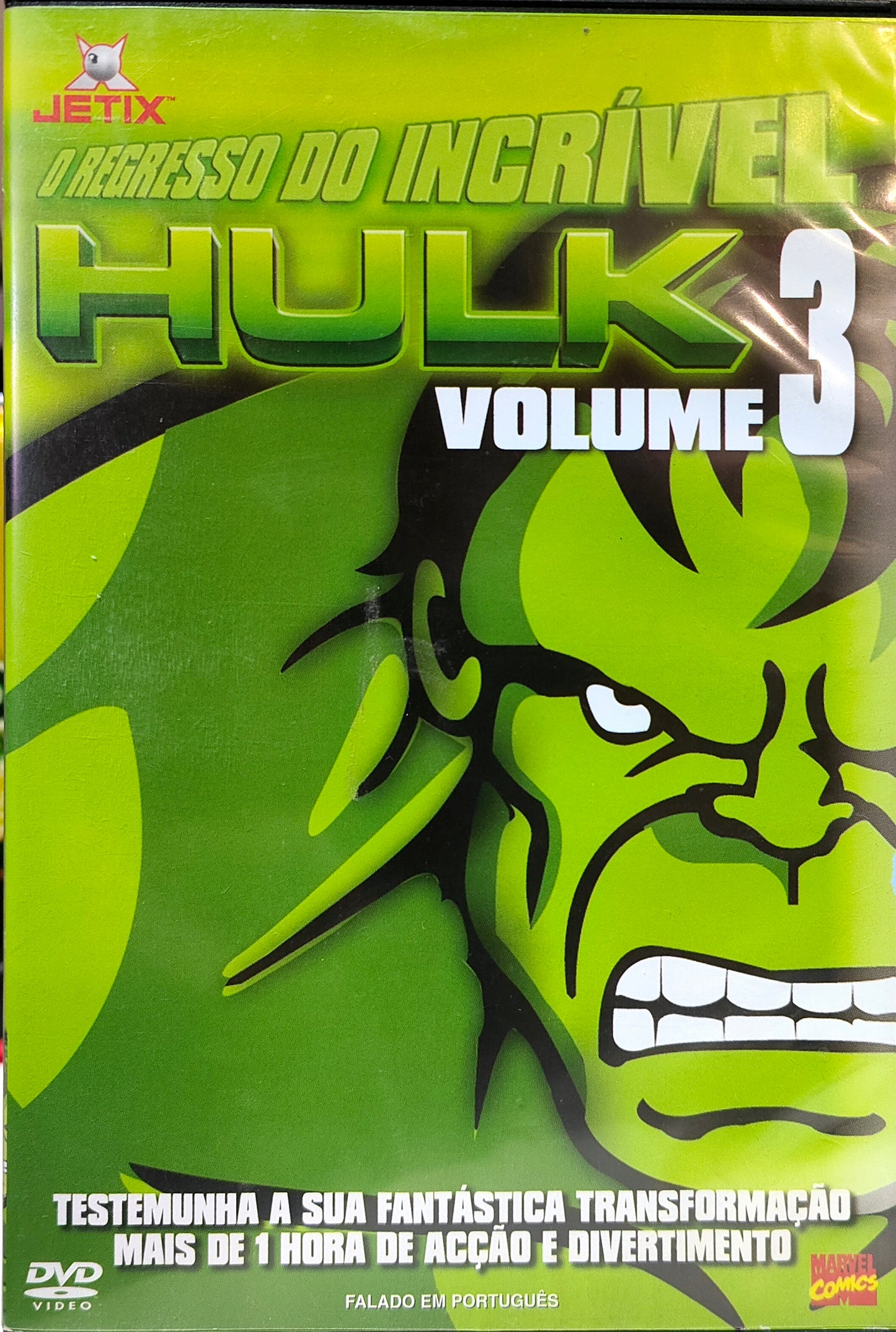 DVD O REGRESSO DO INCLIVEL Hulk VOLUME  3 - Usado