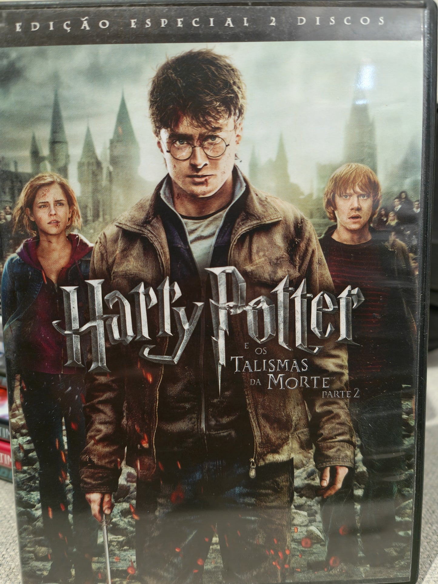 DVD Harry Potter E Os Talismàs Da Morte Parte 2 Edição Especial 2 CD´s - USADO