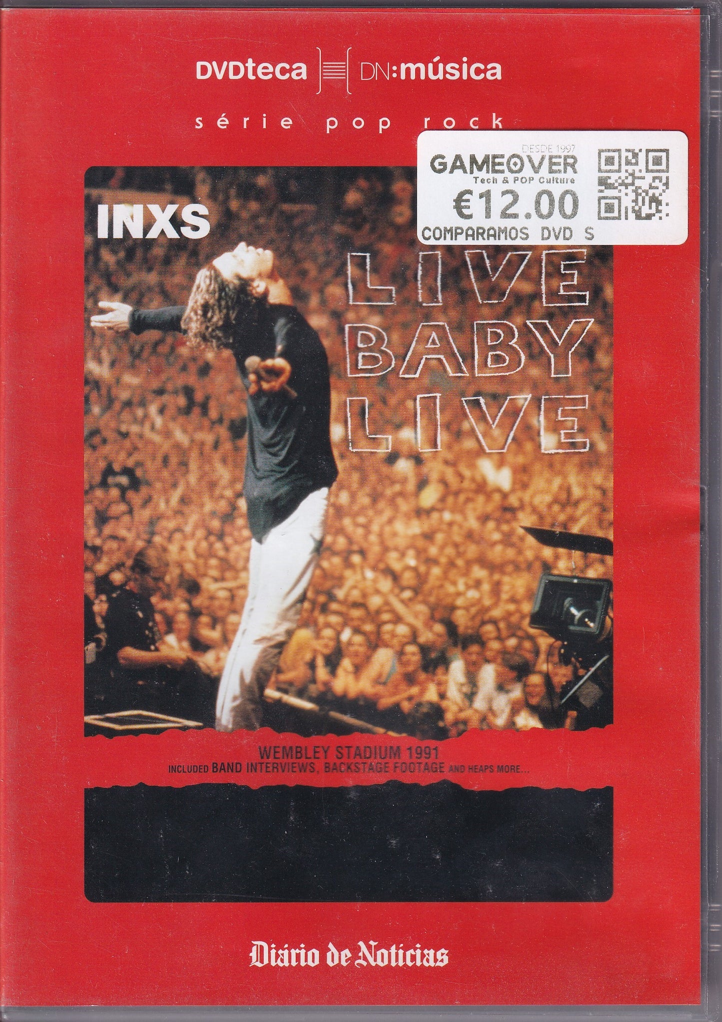 DVD Inxs Live Baby Live - Usado